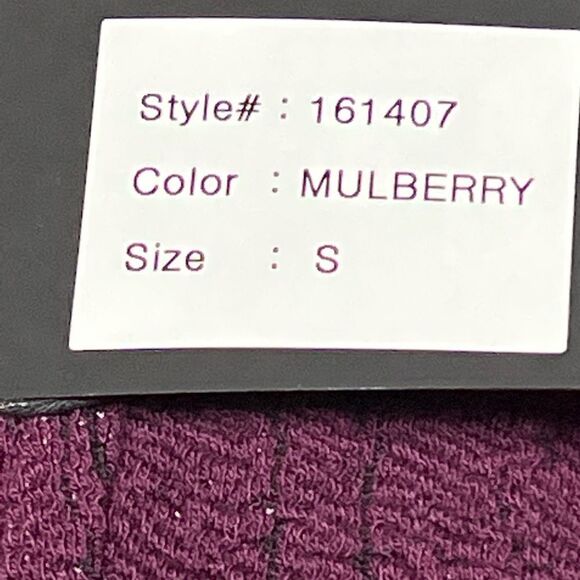 NWT Liv By Habitat Purple Stella Swing Jacket Mulberry Sz S/ M - Picture 7 of 8